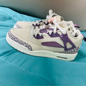 Stylish Purple and Cream Men's Sneakers